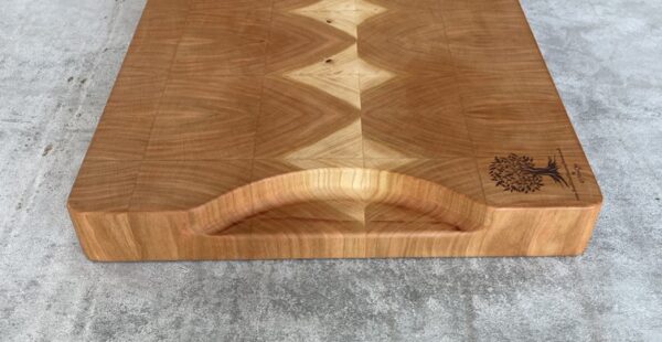 Cherry End Grain Chopping Board - Image 11