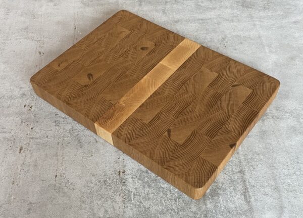 Oak and Maple End Grain Chopping Board