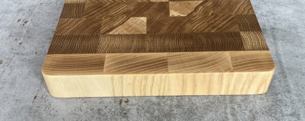 Oak and Ash End Grain Chopping Board - Image 5
