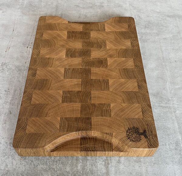 Oak End Grain Chopping Board - Image 9
