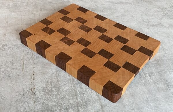 Beech and Jatoba End Grain Chopping Board