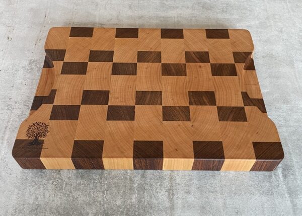 Beech and Jatoba End Grain Chopping Board - Image 7