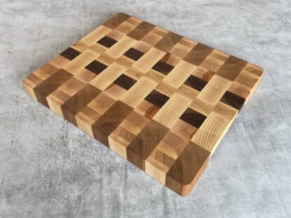 American White Oak, Ash, Beech, Cherry, Oak And Walnut End Grain Chopping Board