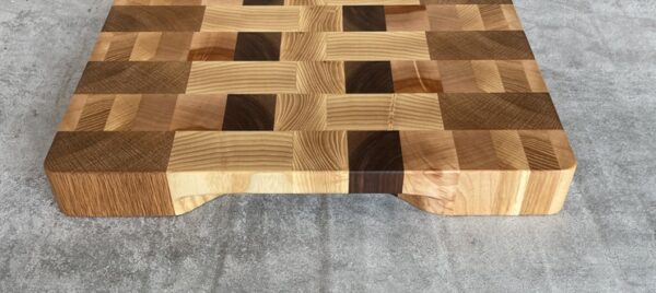 American White Oak, Ash, Beech, Cherry, Oak And Walnut End Grain Chopping Board - Image 6